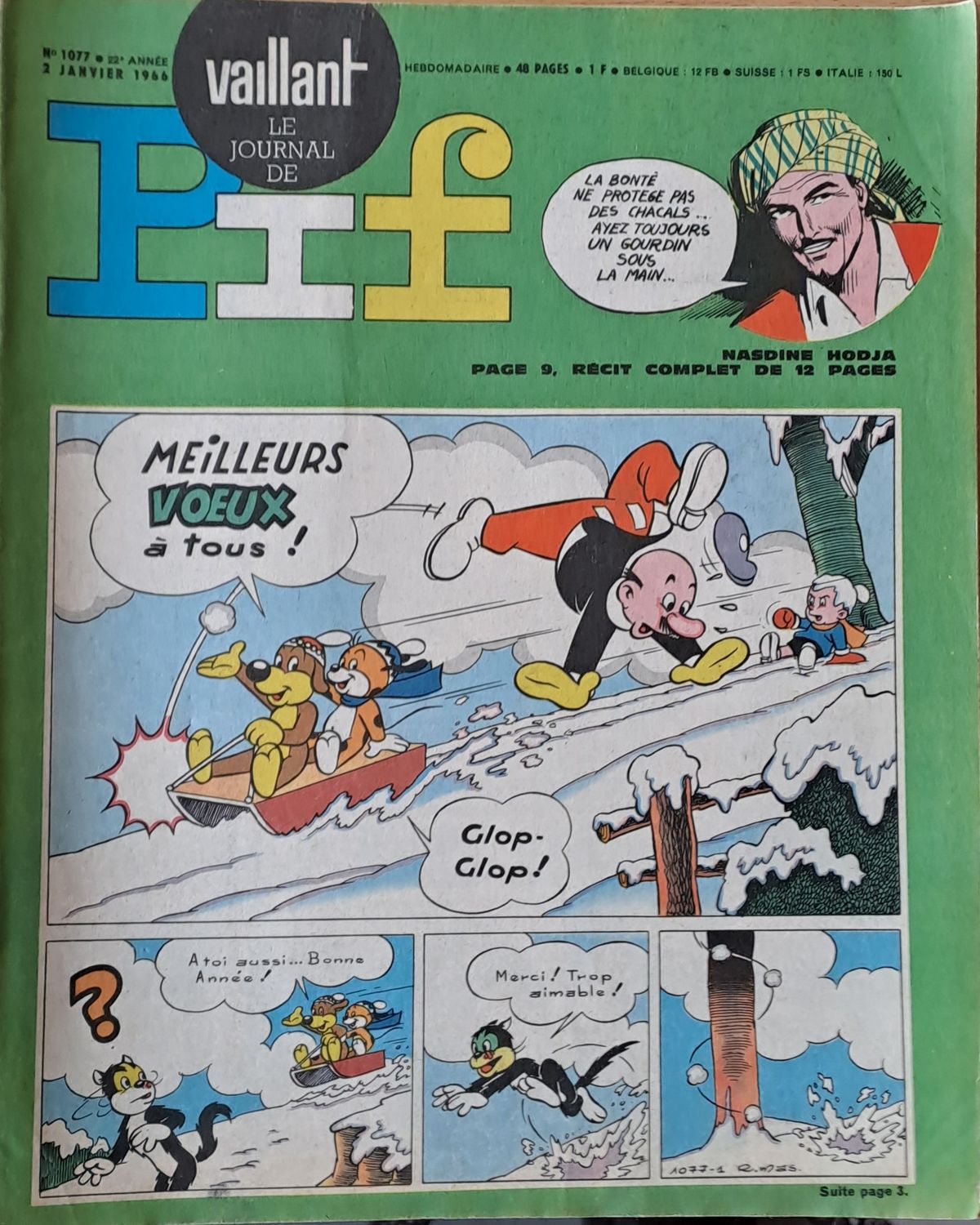 Pif - №1077 / 2 Janvier 1966