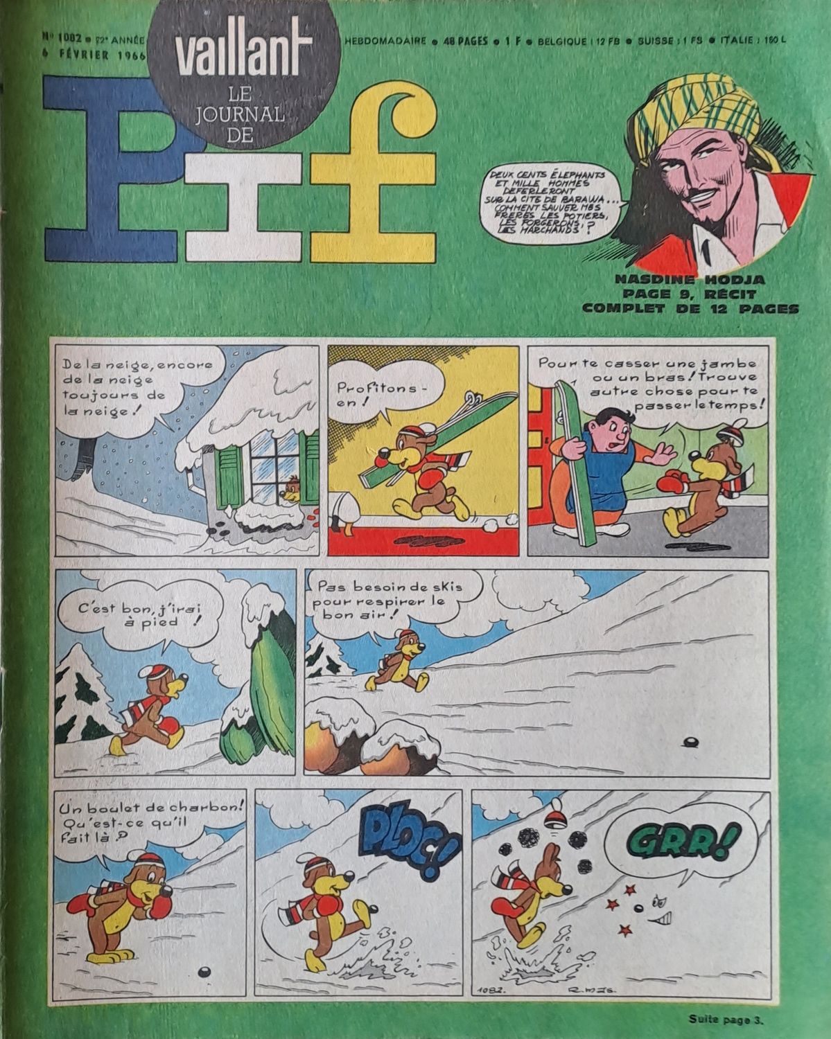 Pif - №1082 / 6 Fevrier 1966
