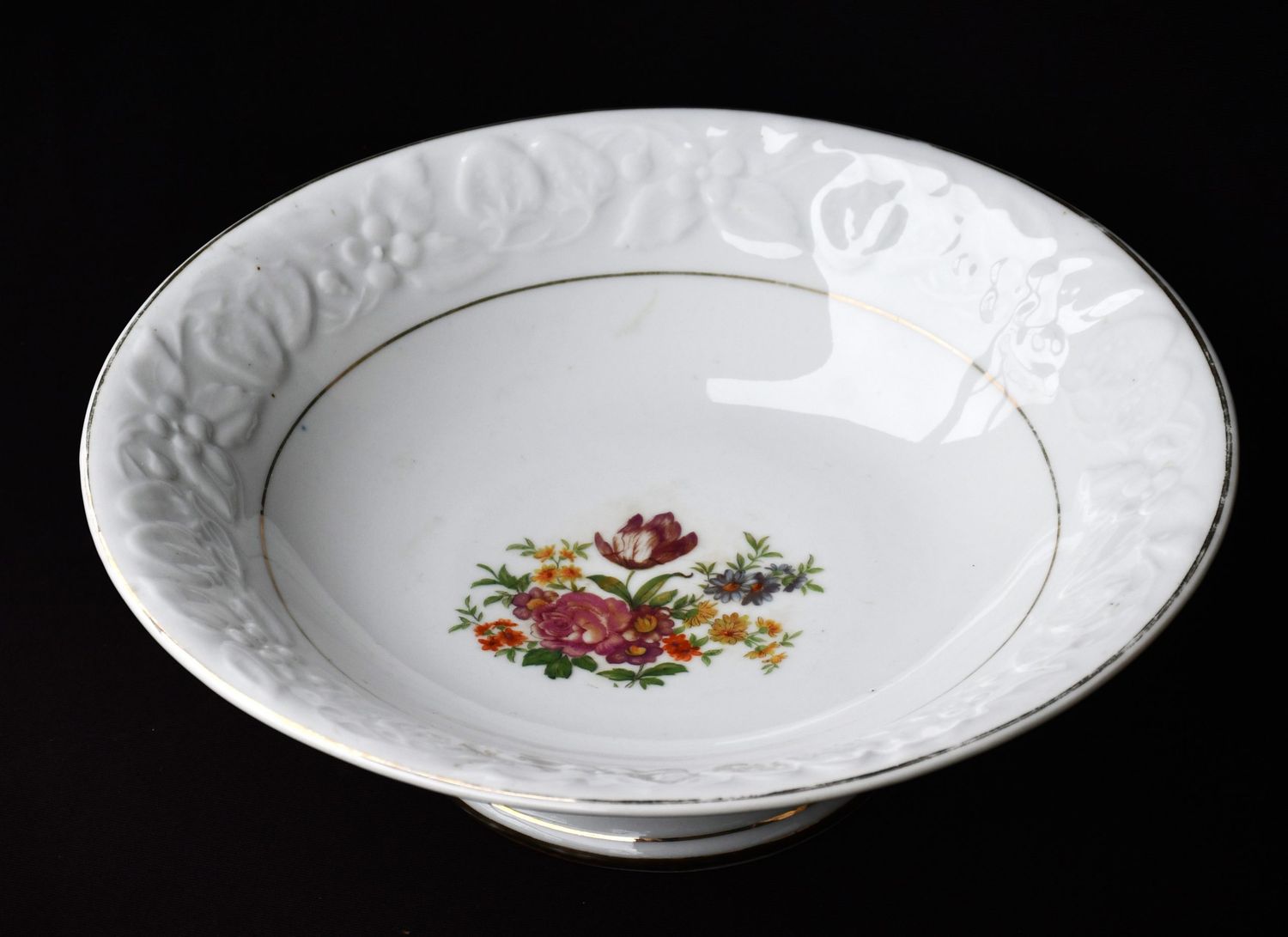 Винтидж порцеланова фруктиера СИП