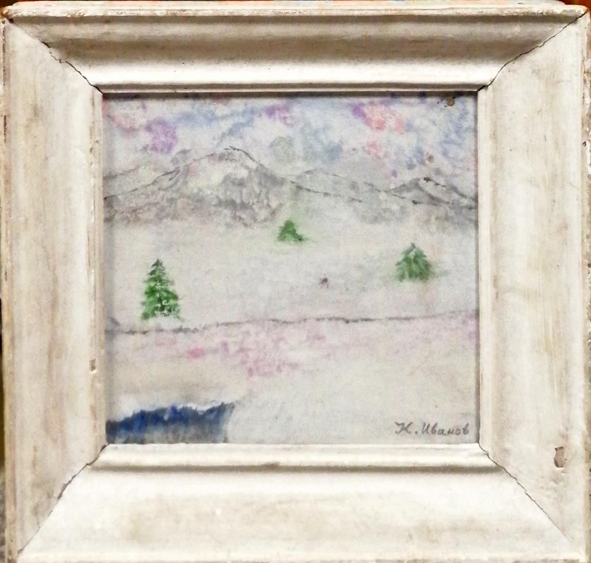 Картина върху платно с рамка, масло