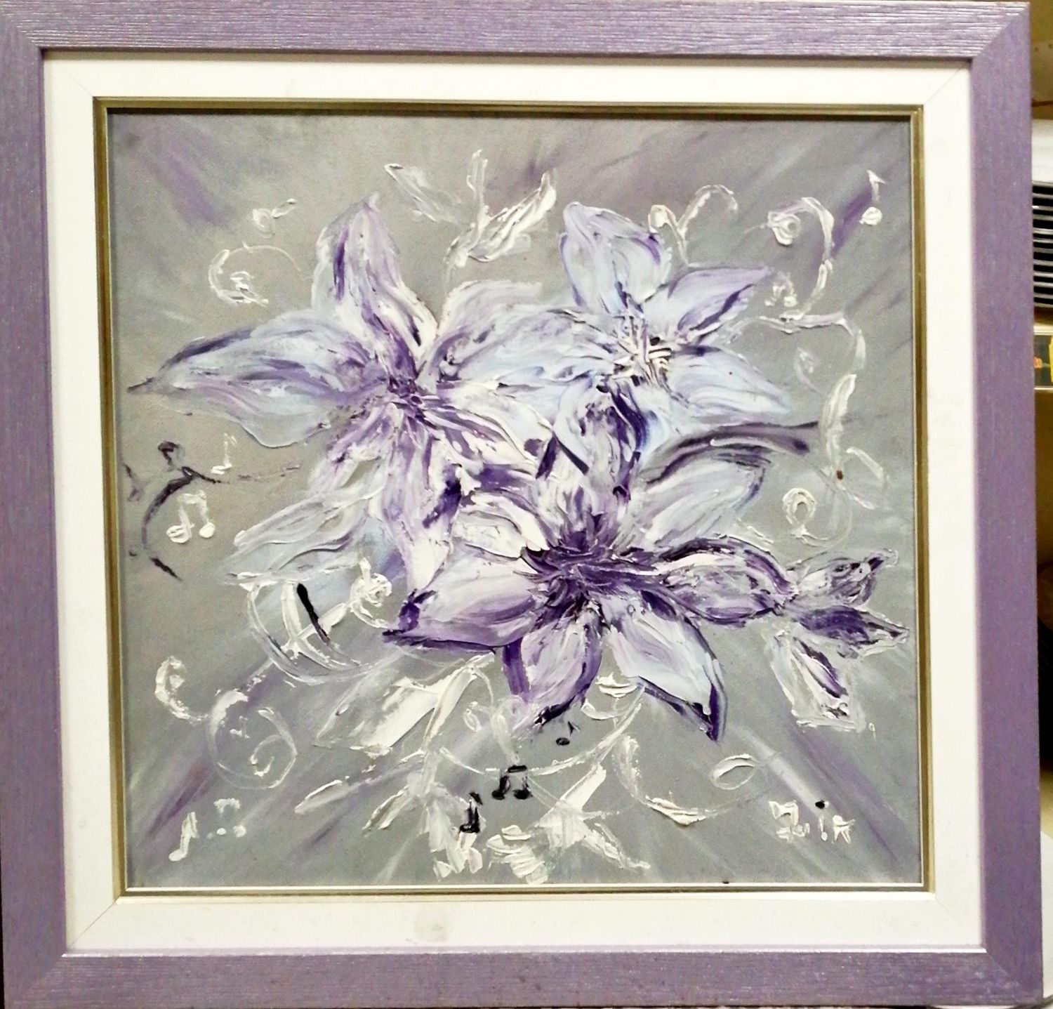 Картина върху платно с рамка, масло Картина върху платно с рамка, масло