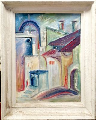 Картина върху платно с рамка, масло-Г. Трифонов Картина върху платно с рамка, масло-Г. Трифонов