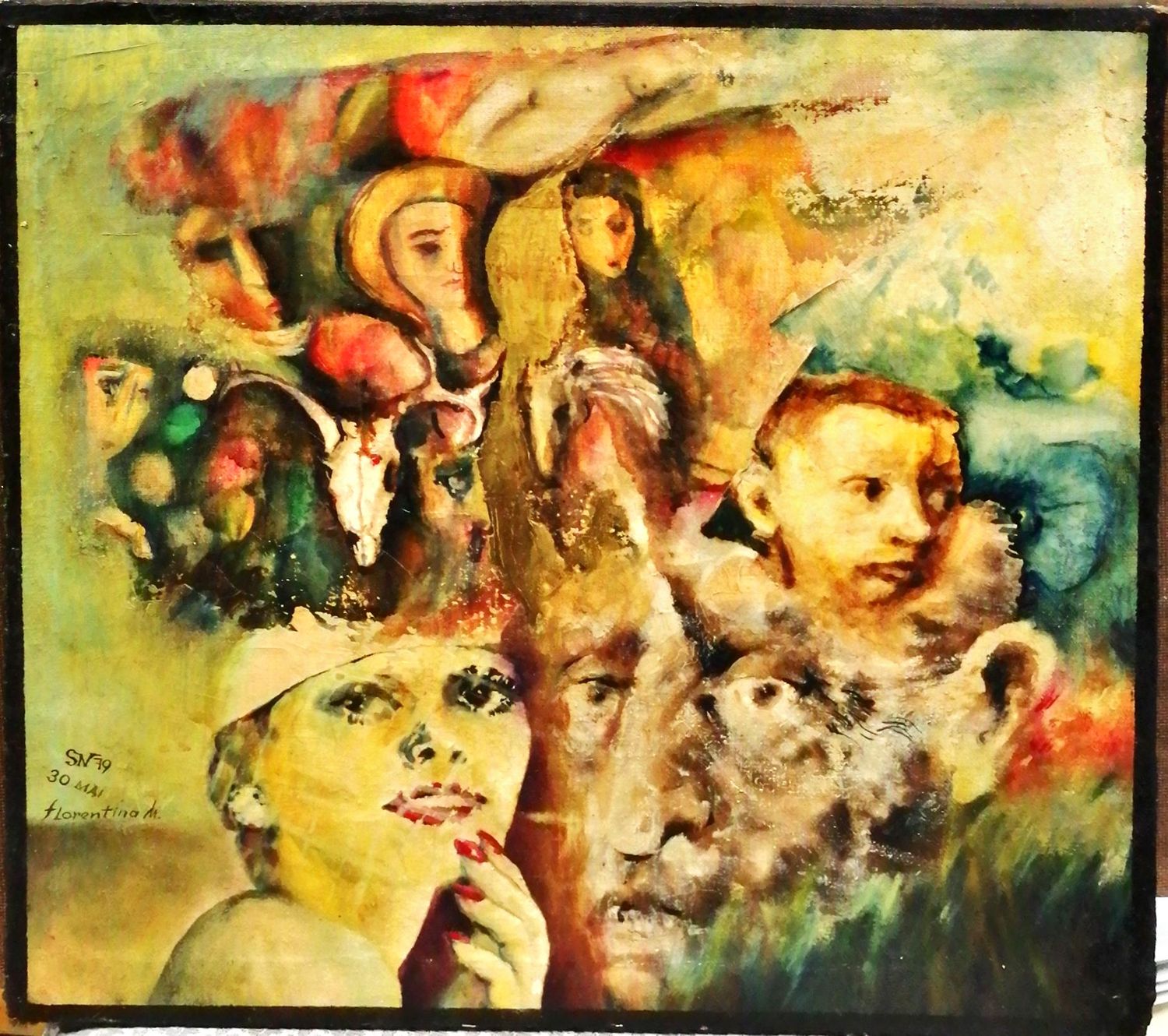 Картина върху платно без рамка, масло