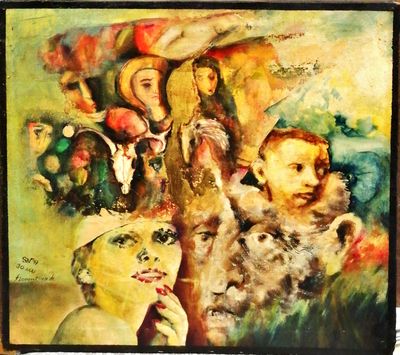 Картина върху платно без рамка, масло