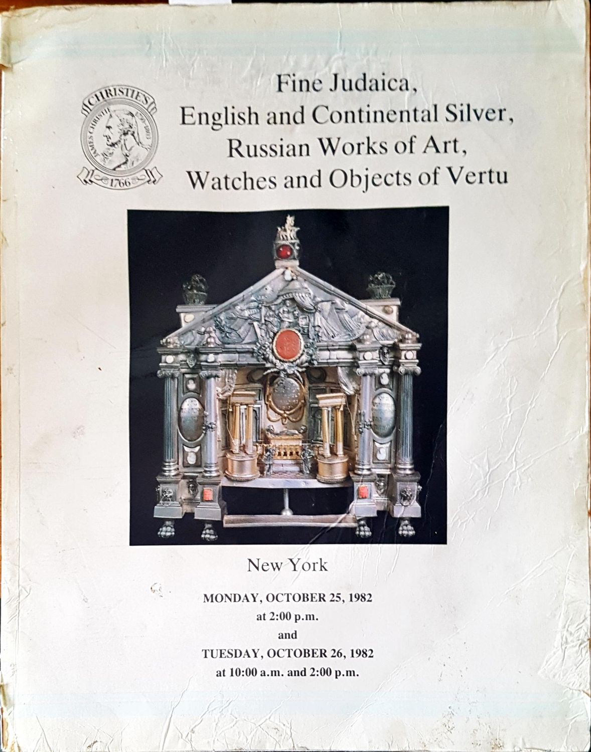 English and continetal silver, Russian works of art