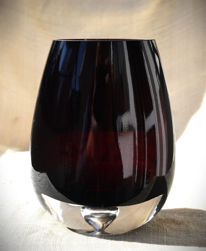 Винтидж сомерсо ваза от "Orrefors"