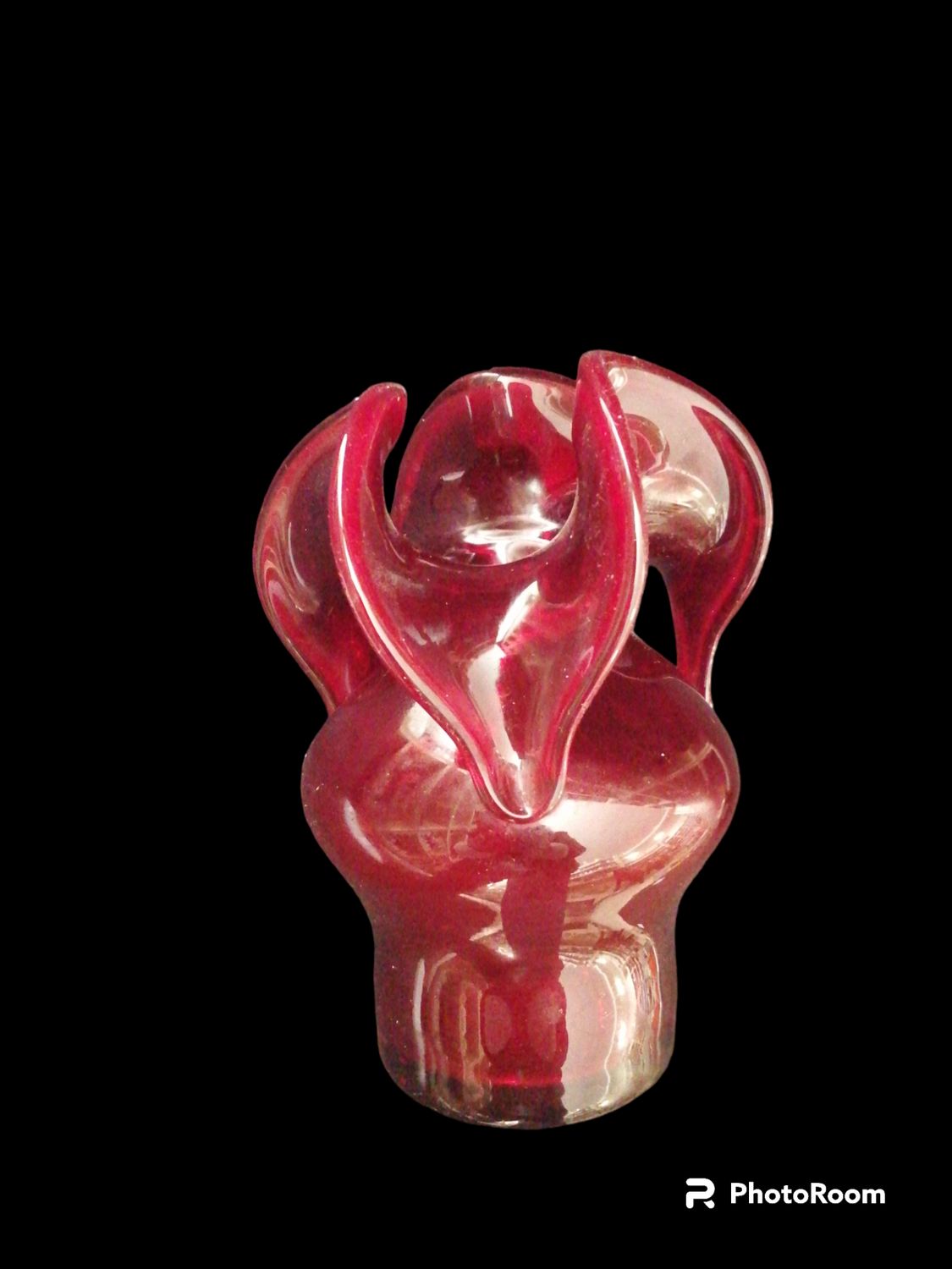 Стъклена ваза Стъклена ваза