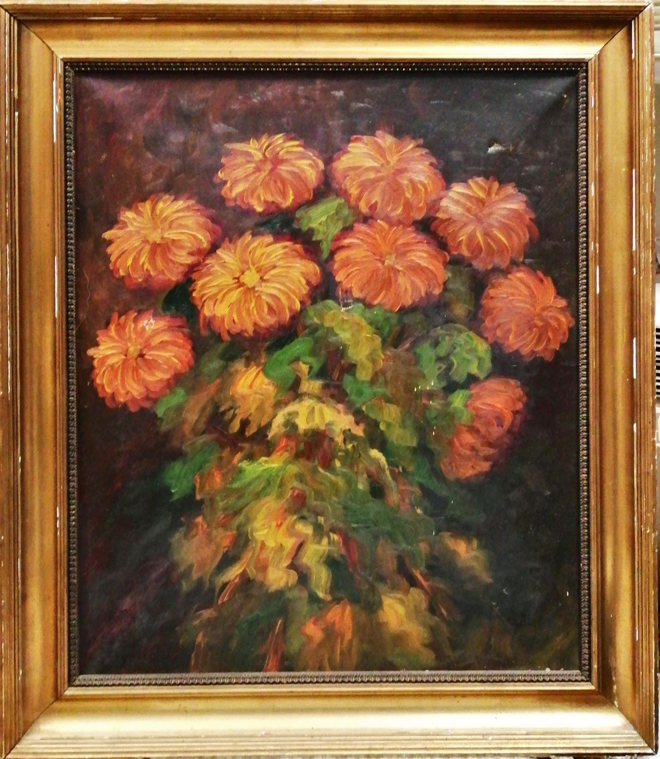 Картина върху платно с рамка, масло Картина върху платно с рамка, масло