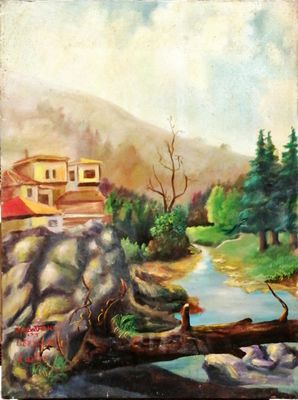 Картина върху платно без рамка, масло Картина върху платно без рамка, масло