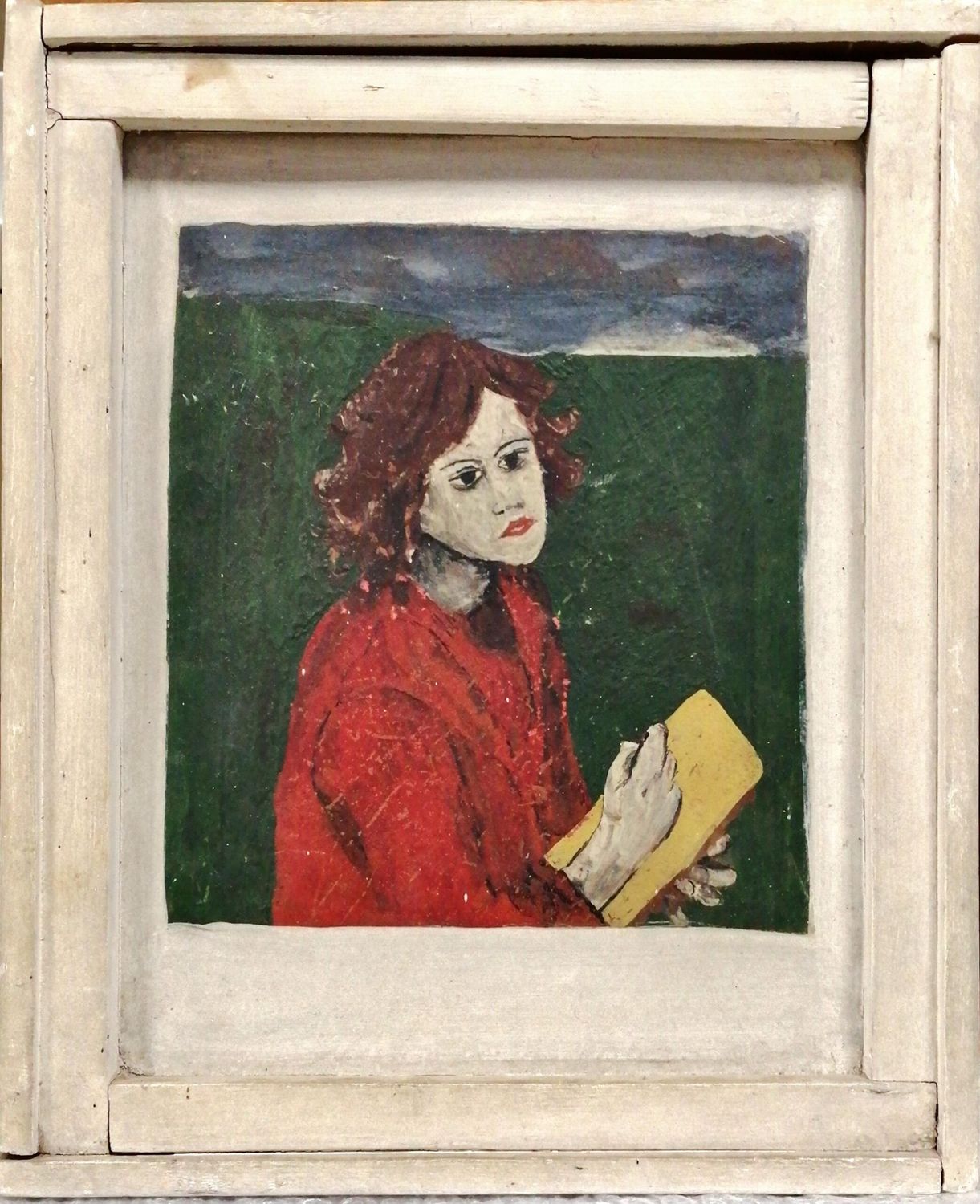 Картина върху фазер с рамка, масло Картина върху фазер с рамка, масло