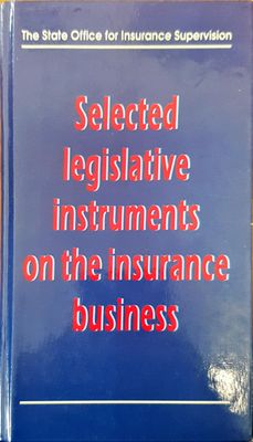 Selected legislative instruments on the insurance
