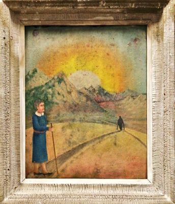 Картина върху платно с рамка, масло Картина върху платно с рамка, масло