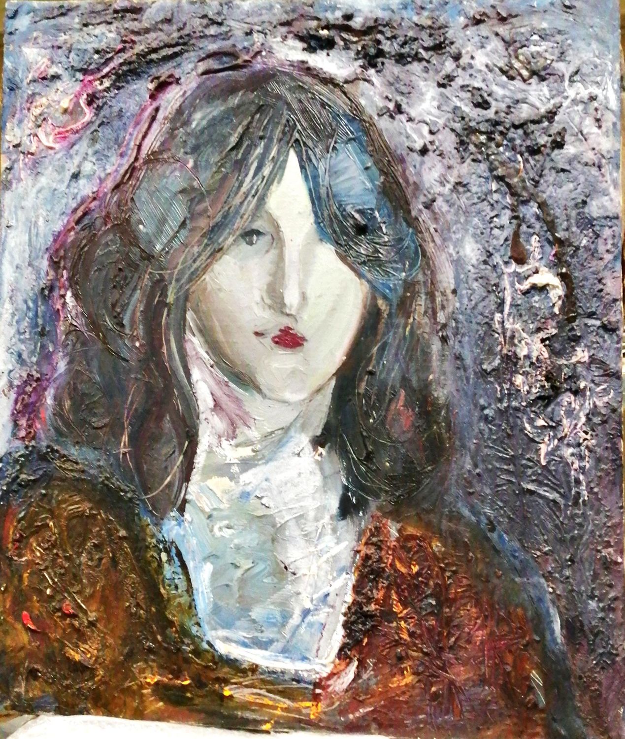 Картина върху платно без рамка, масло Картина върху платно без рамка, масло