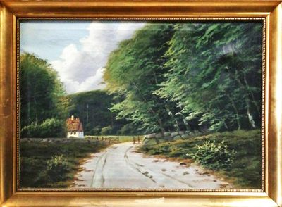 Картина върху платно с рамка, масло Картина върху платно с рамка, масло