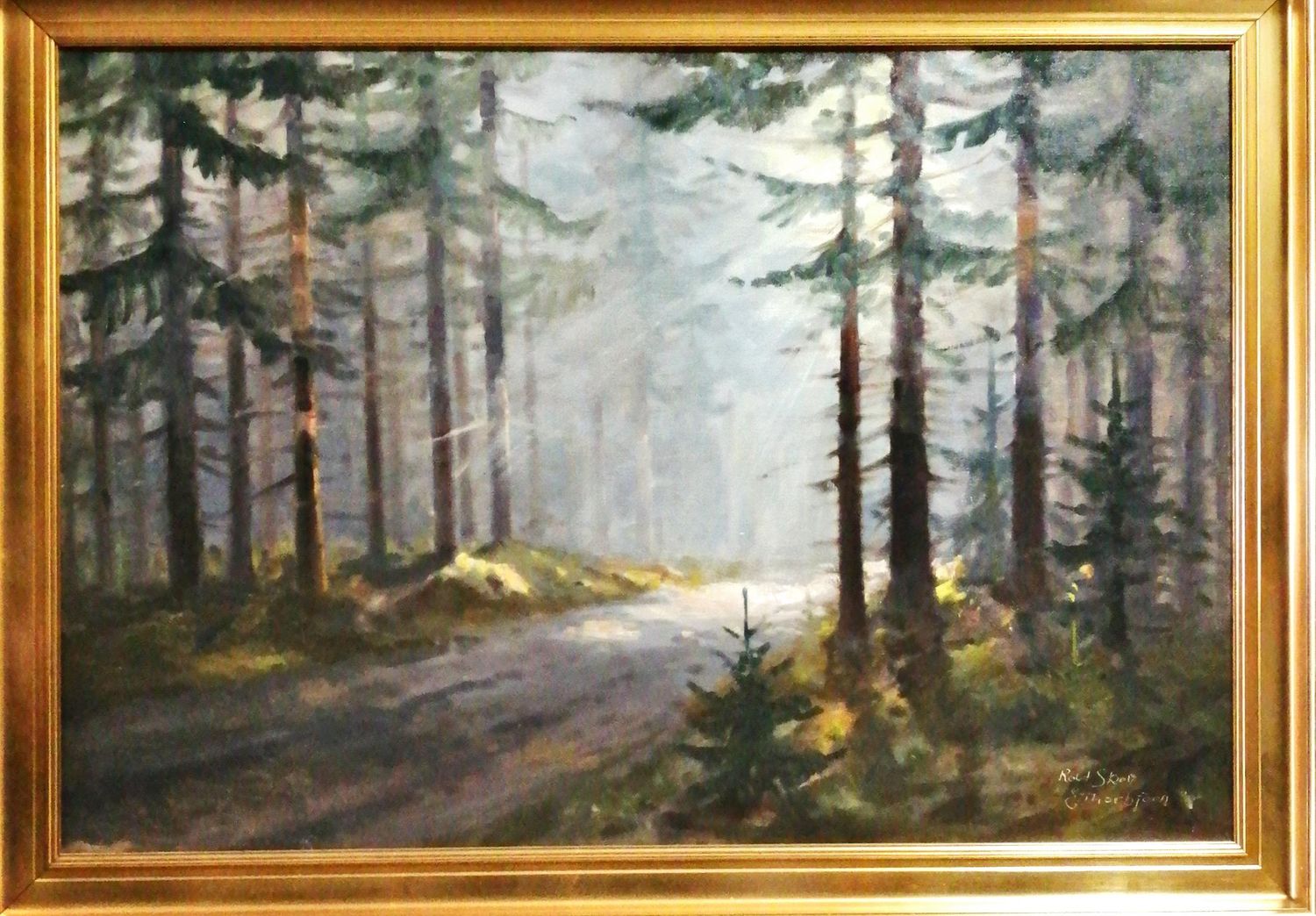 Картина върху платно с рамка, масло Картина върху платно с рамка, масло