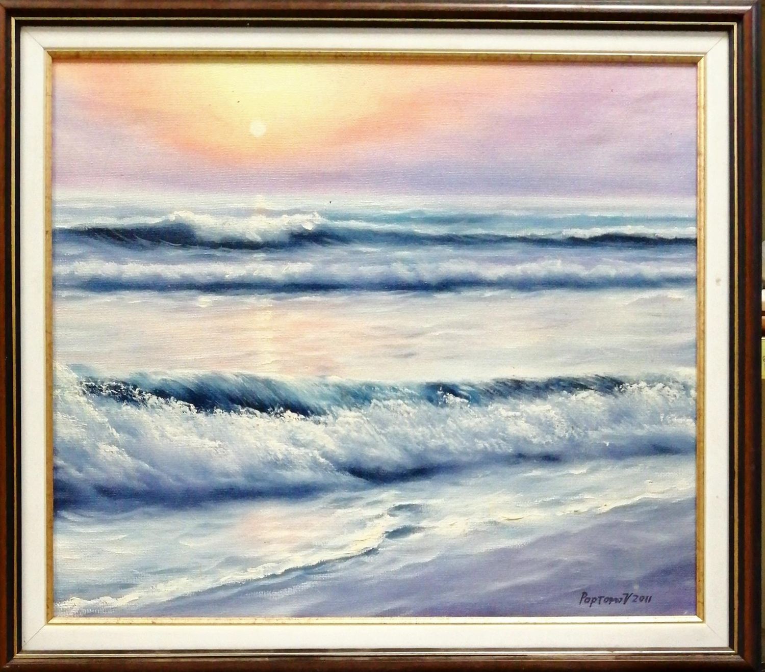 Картина върху платно с рамка, масло - Поптомов Картина върху платно с рамка, масло - Поптомов