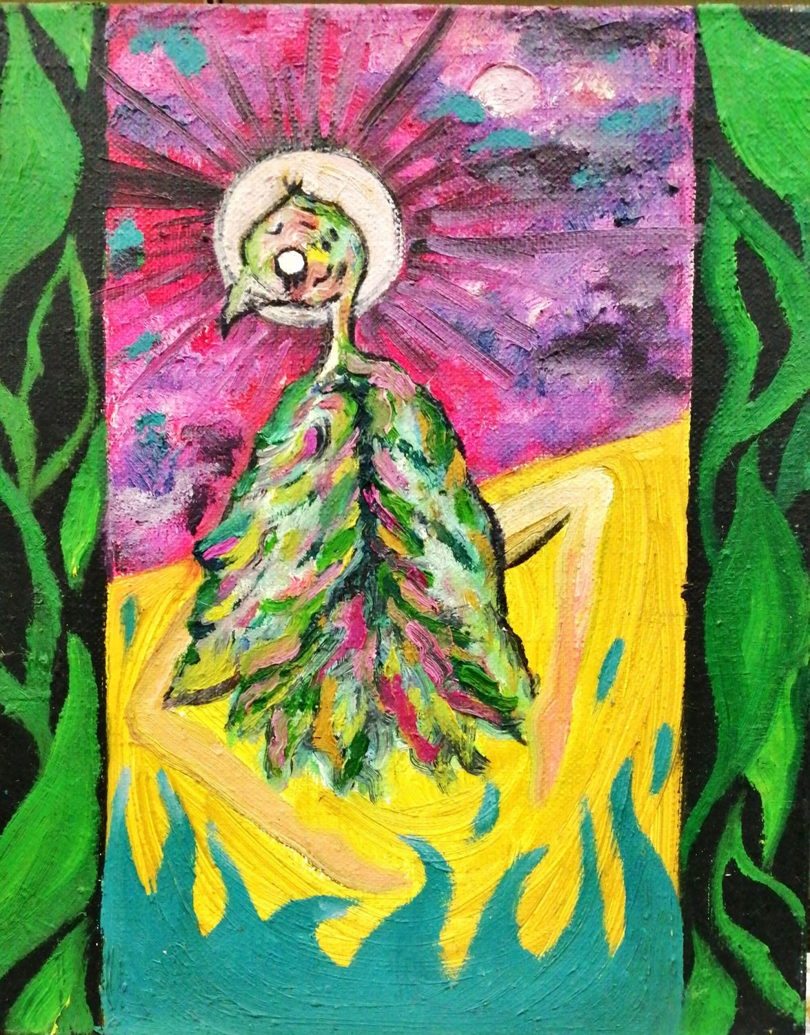 Картина върху платно без рамка, масло Картина върху платно без рамка, масло