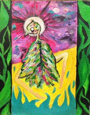 Картина върху платно без рамка, масло Картина върху платно без рамка, масло