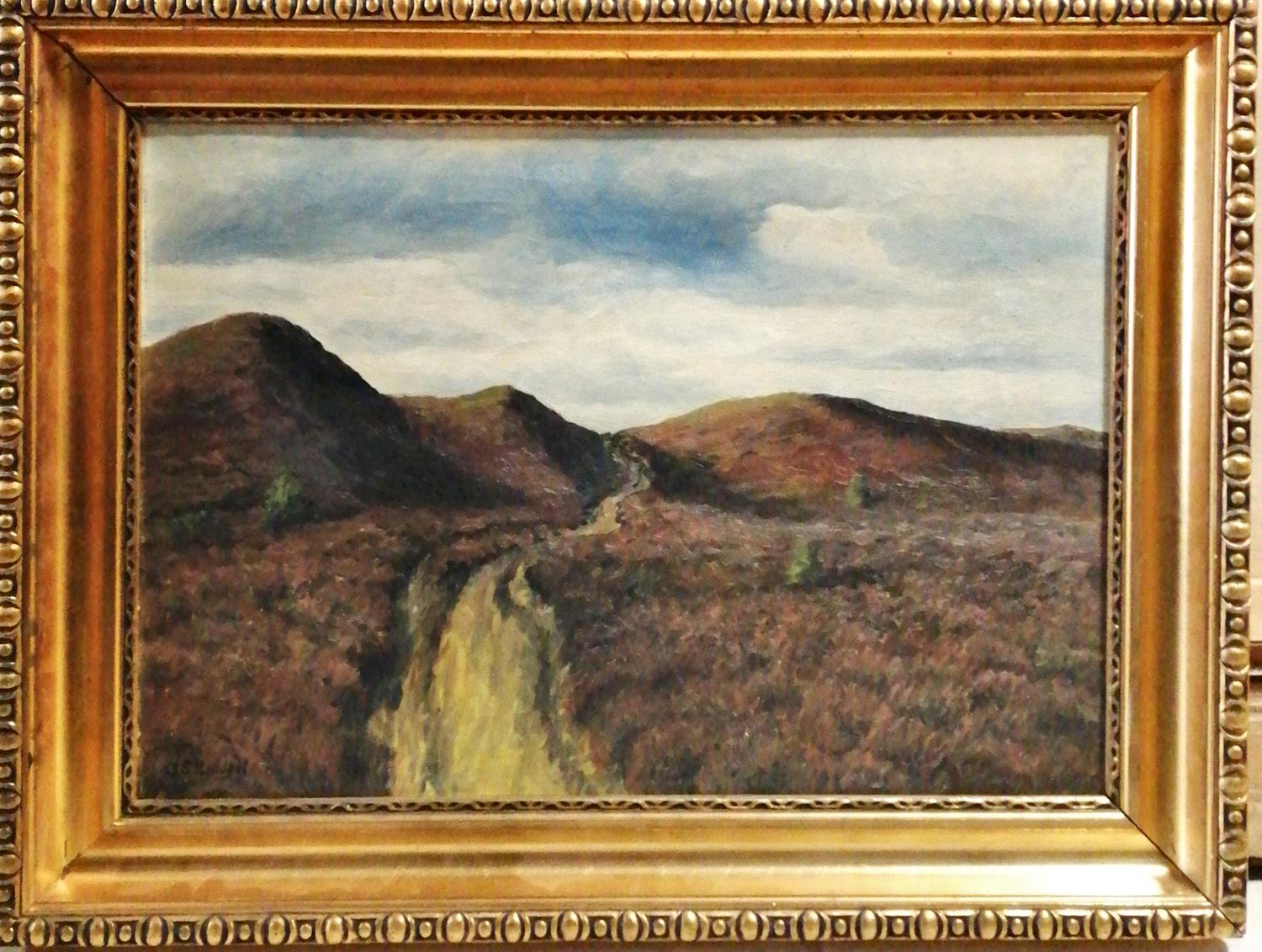 Картина върху платно с рамка, масло Картина върху платно с рамка, масло