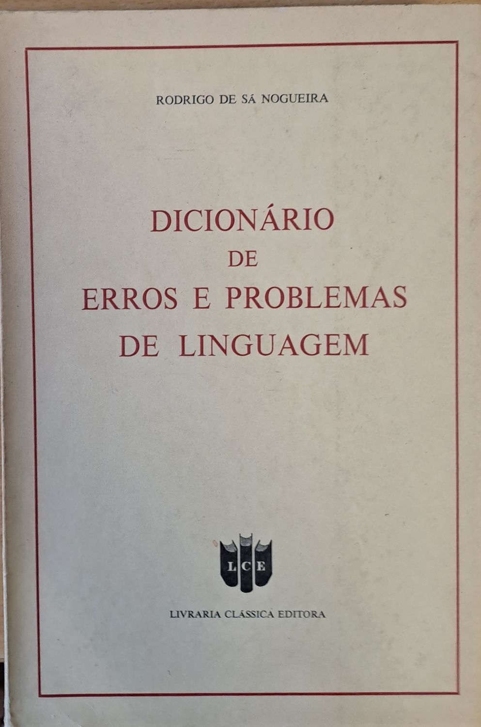 Dicionario de Erros e Problemas de Linguagem Dicionario de Erros e Problemas de Linguagem