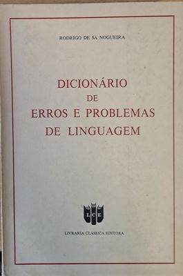 Dicionario de Erros e Problemas de Linguagem