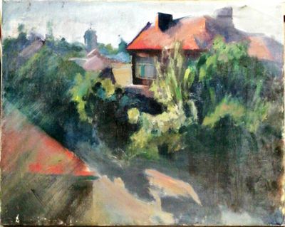 Картина върху платно без рамка, масло Картина върху платно без рамка, масло