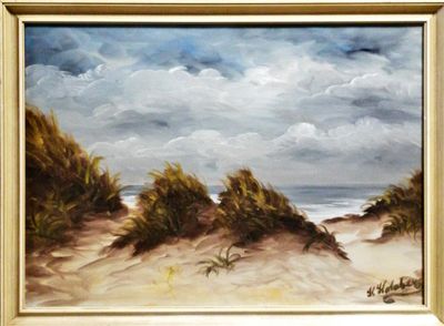 Картина върху платно с рамка, масло Картина върху платно с рамка, масло