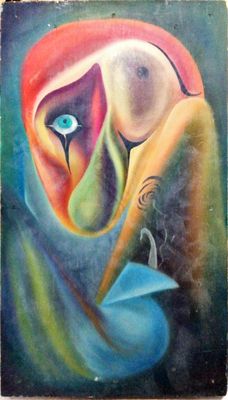 Картина върху фазер без рамка, масло Картина върху фазер без рамка, масло