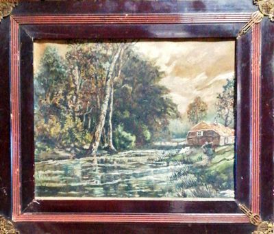 Картина върху платно с рамка, масло Картина върху платно с рамка, масло