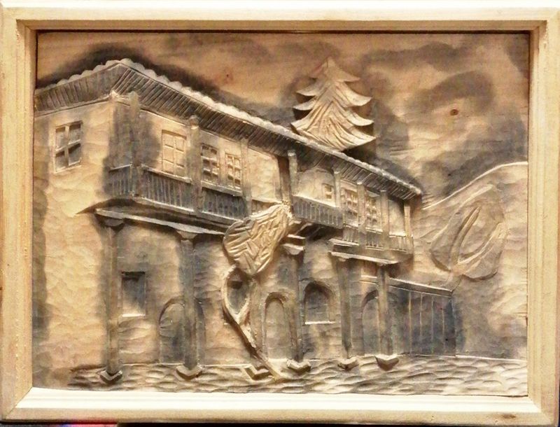 Дърворезба с рамка