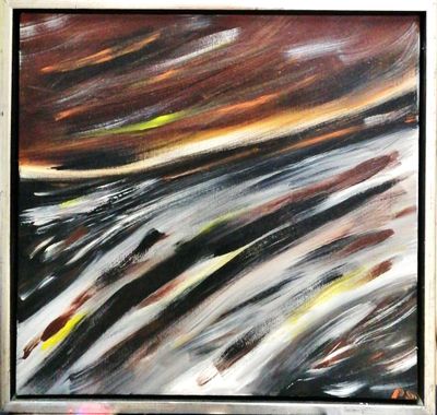 Картина върху платно с рамка, масло Картина върху платно с рамка, масло