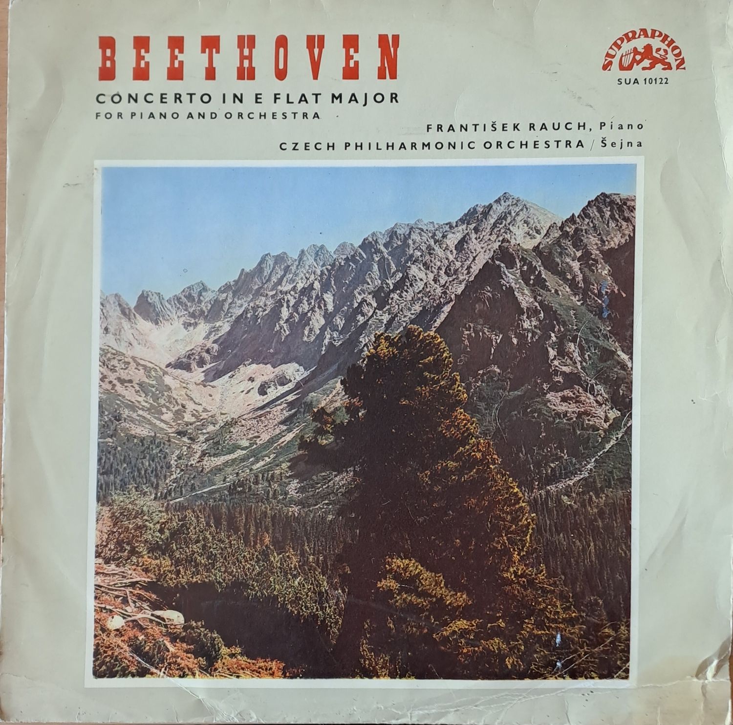 Beethoven: Concerto for piano and orchestra. Frantisek Rauch and Chech orchestra