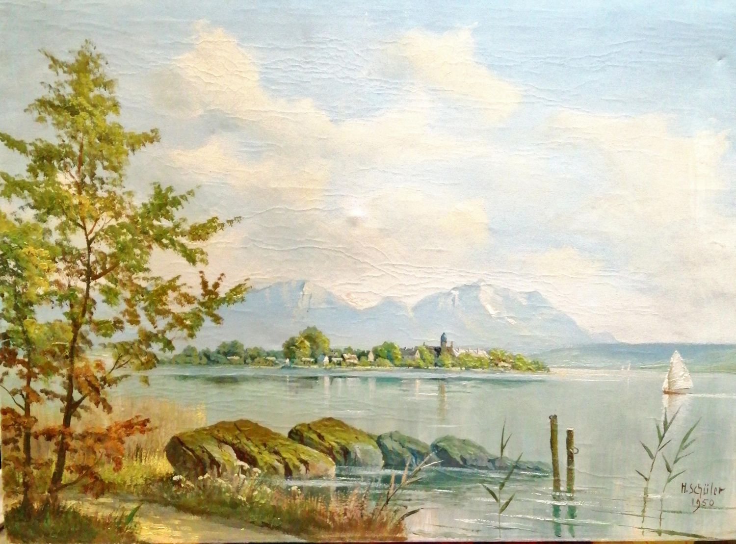 Картина върху платно без рамка, масло Картина върху платно без рамка, масло