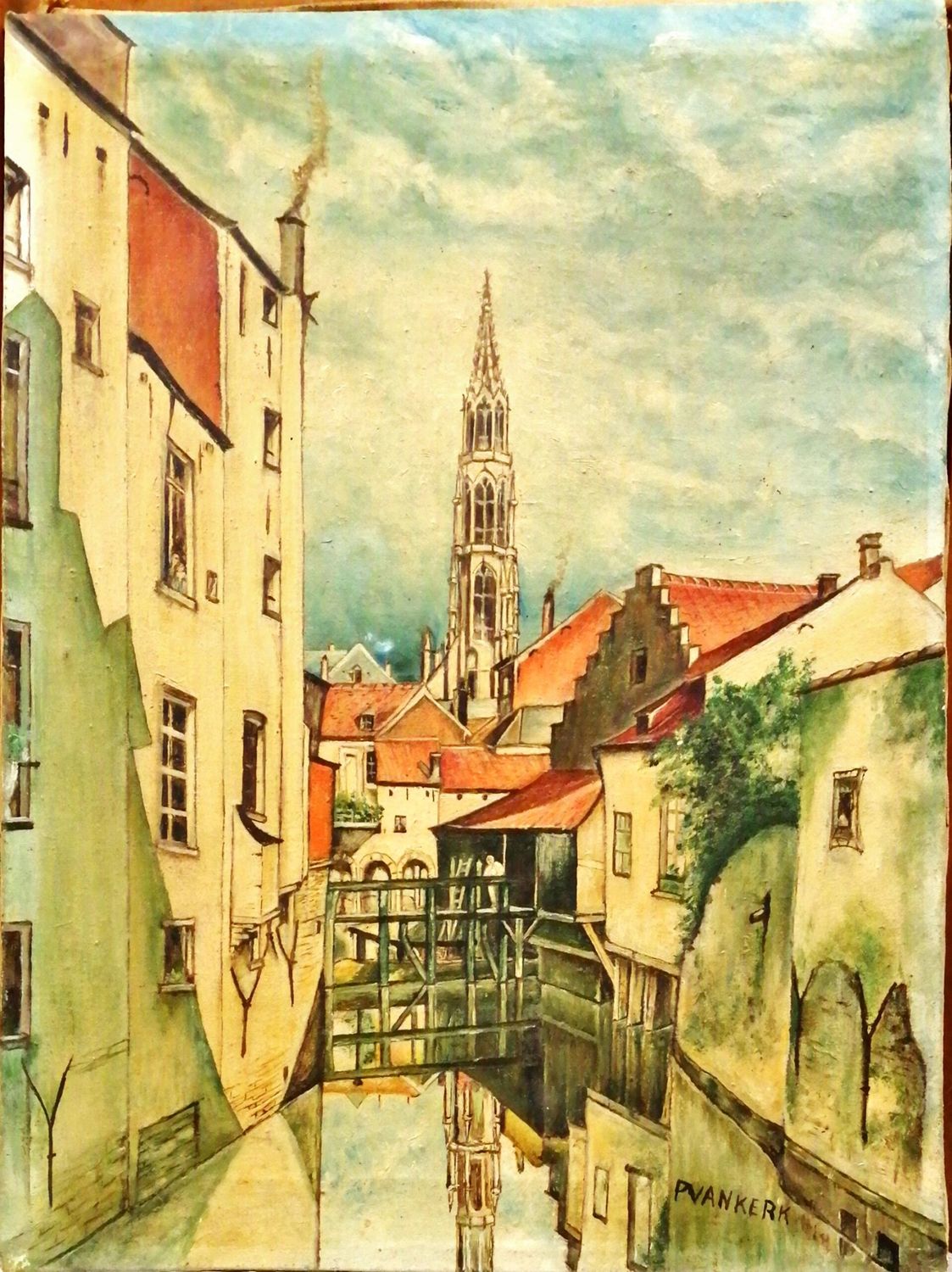 Картина върху платно без  рамка, масло Картина върху платно без  рамка, масло