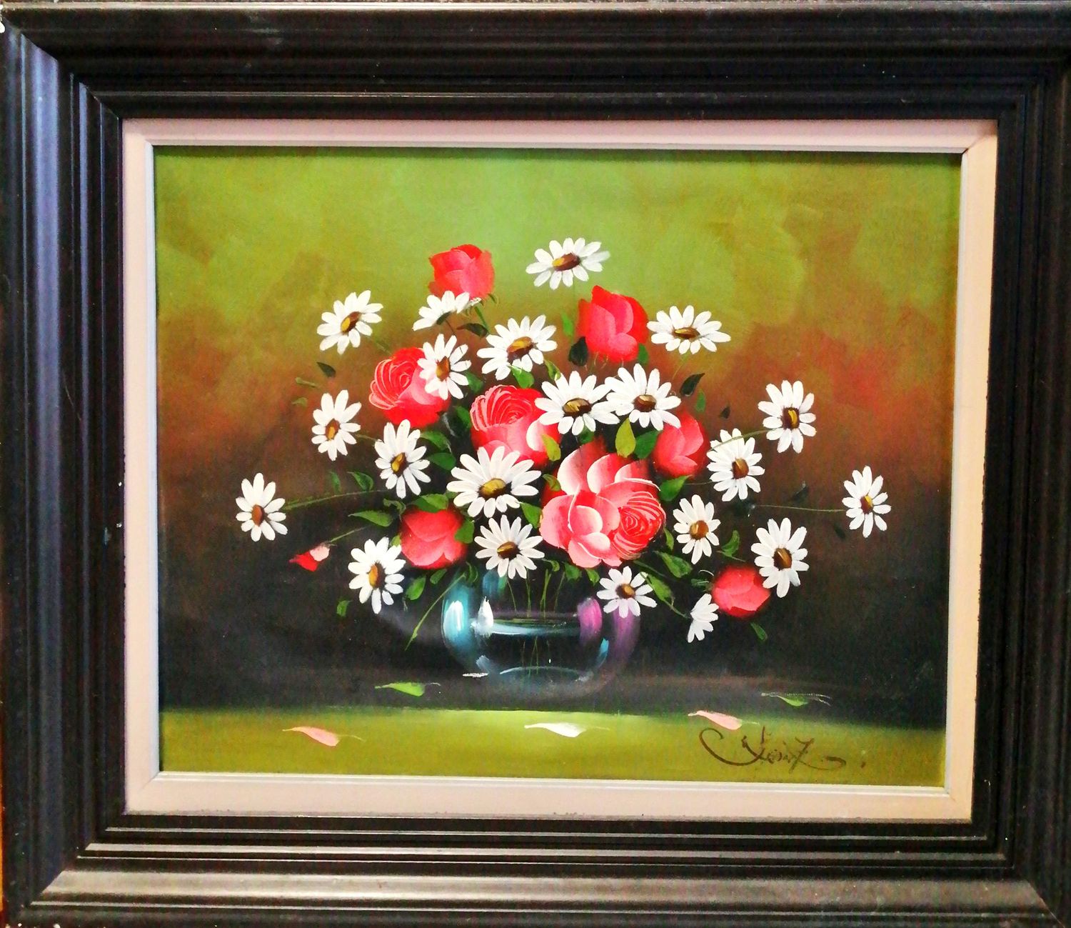 Картина върху платно с  рамка, масло Картина върху платно с  рамка, масло