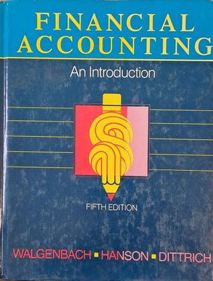 Financial Accounting. An Introduction, fifth edition