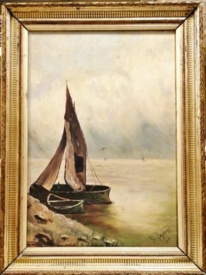 Картина върху платно с рамка,масло Картина върху платно с рамка,масло