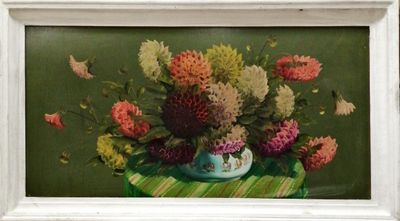 Картина върху фазер с  рамка, масло Картина върху фазер с  рамка, масло