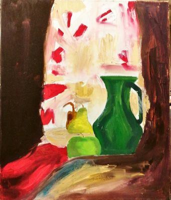 Картина върху платно без  рамка, масло Картина върху платно без  рамка, масло