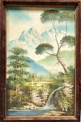 Картина върху платно с рамка, масло