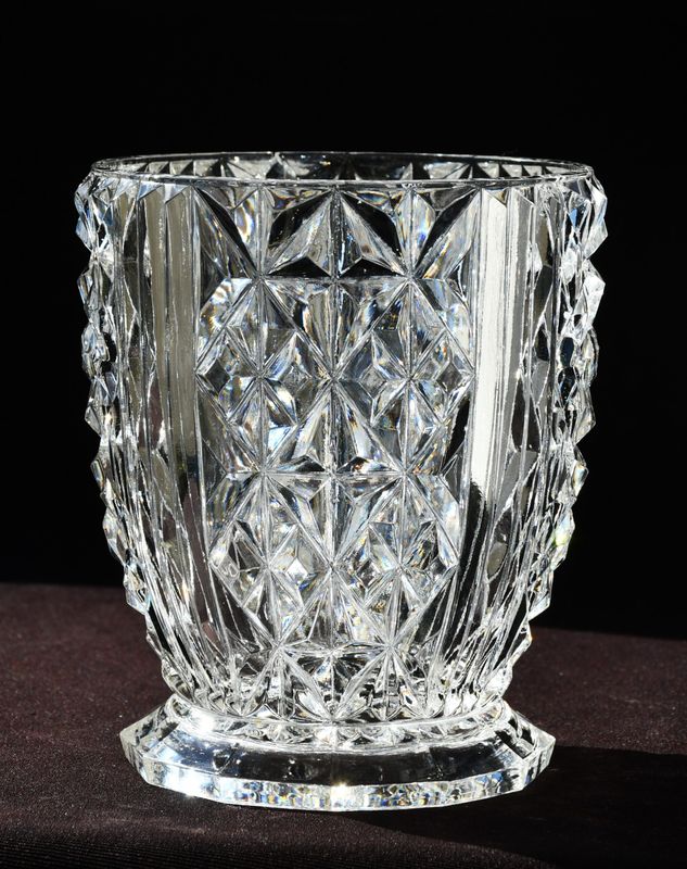 Кристална винтидж ваза Art Deco