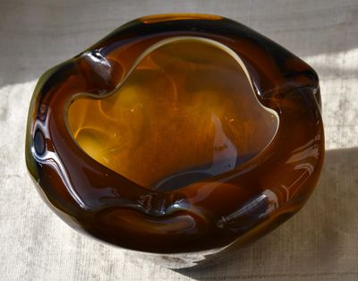 Винтидж пепелник - art glass