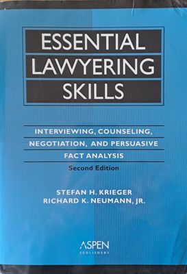 Essential Lawyering Skills