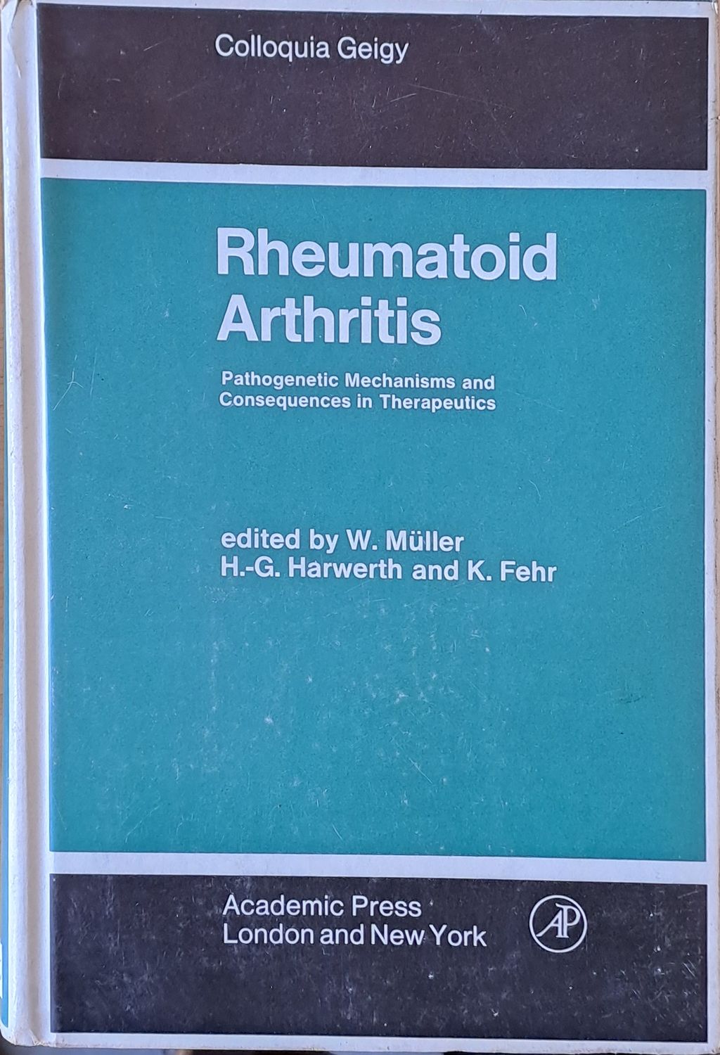 Rheumatoid Arthritis. Pathogenetic Mechanisms and Consequences in Therapeutics