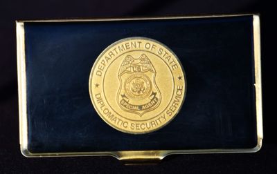 Special Agent, Department Of State, Diplomatic Security Service - кутия за визитки.