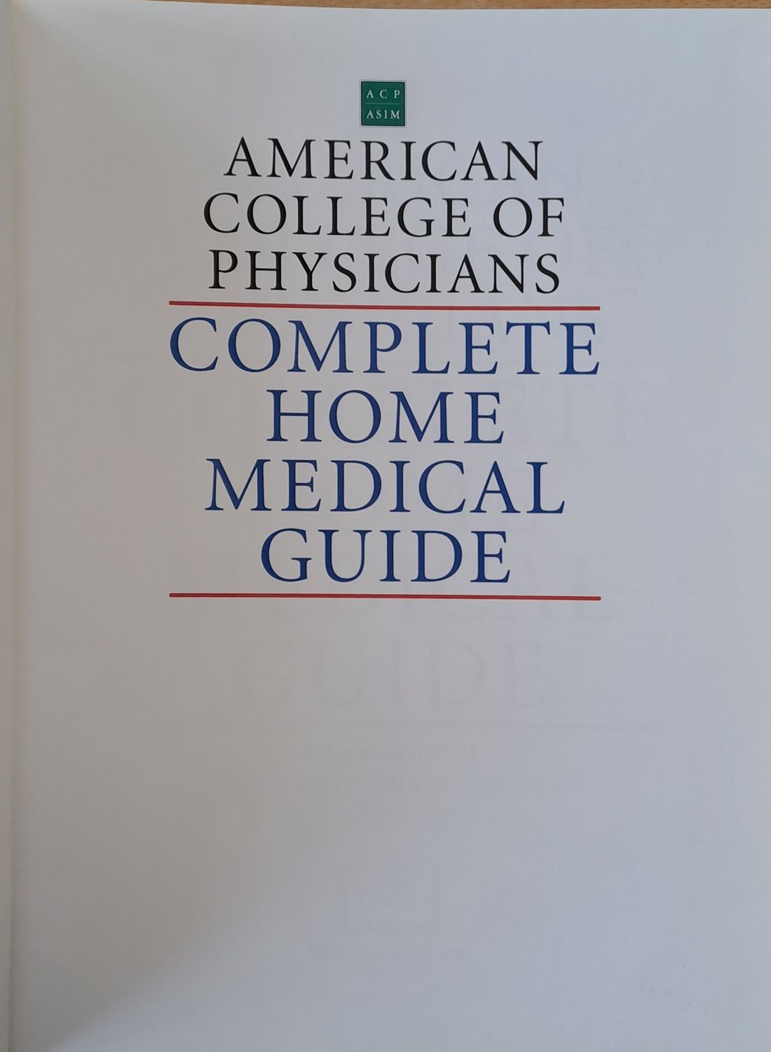 Complete Home Medical Guide