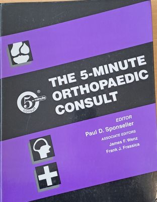 The 5-minute Orthopaedic Consult