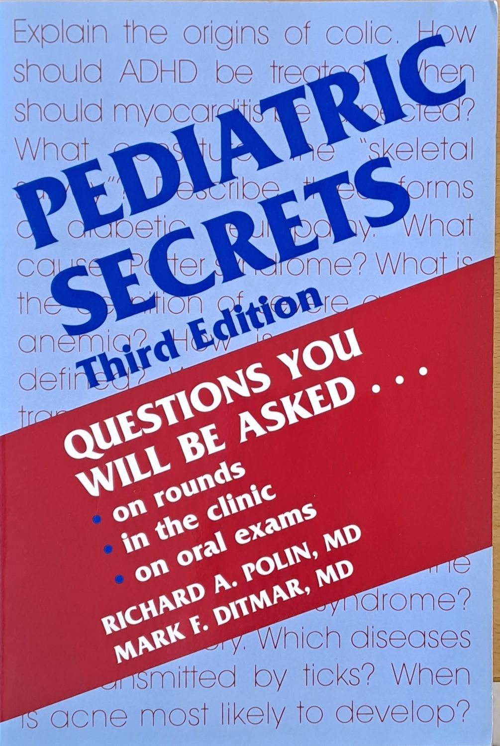Pediatric Secrets, third edition