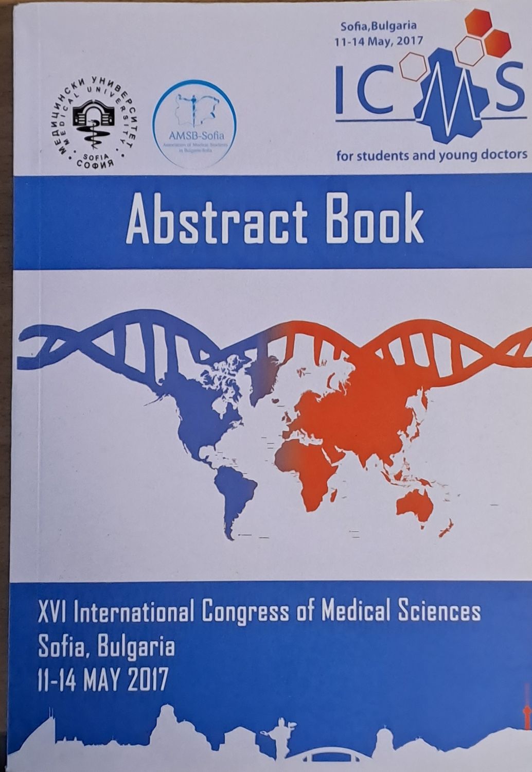 XVІ International Congress of Medical Sciences, Sofia 11-14 May 2017