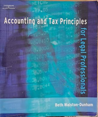 Accounting and Tax Principles for Legal Professionals